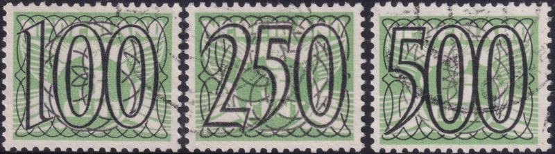 Netherlands 1940 High Value Surcharges