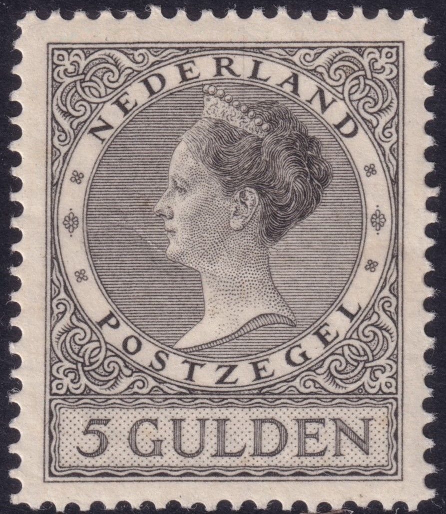 Netherlands 1924 5g Black Queen Wilhelmina