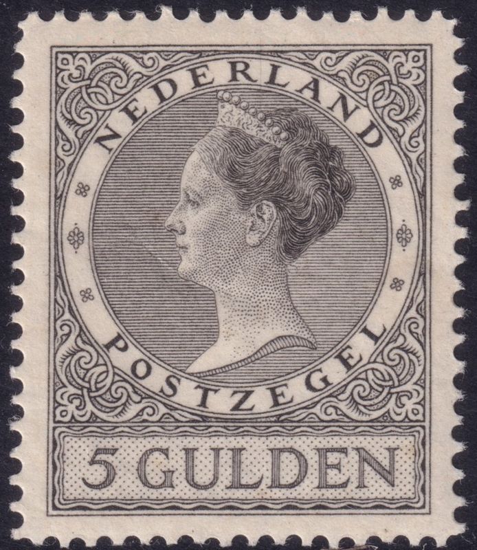 Netherlands 1924 5g Black Queen Wilhelmina