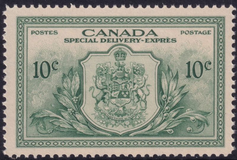 Canada 1946 10 Green Special Delivery (A)