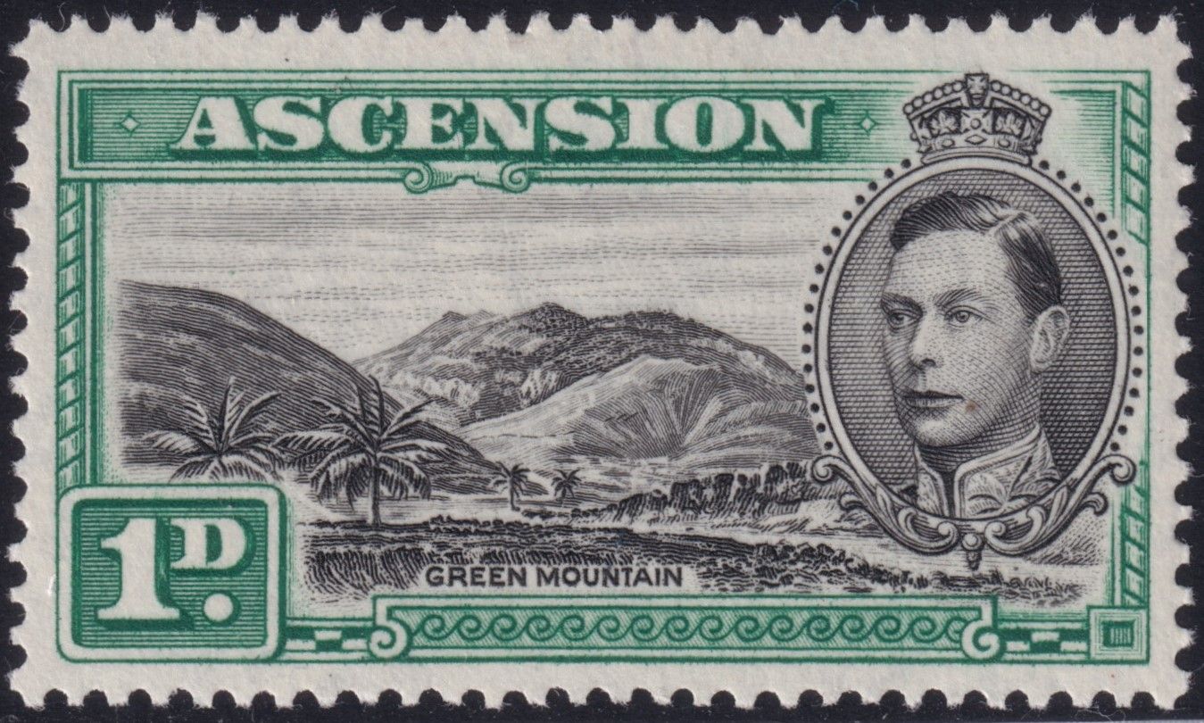 Ascension 1938 1d Black and Green