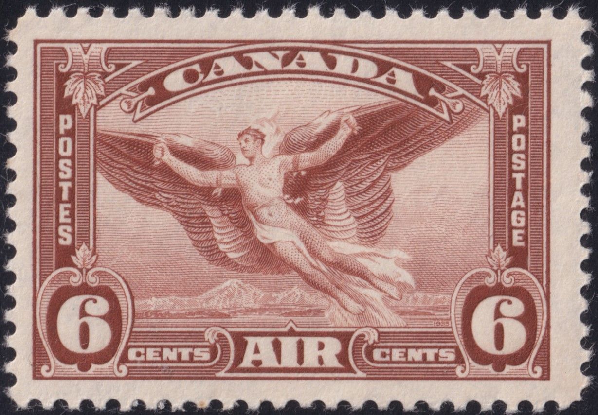 Canada 1935 6c Red-Brown Air