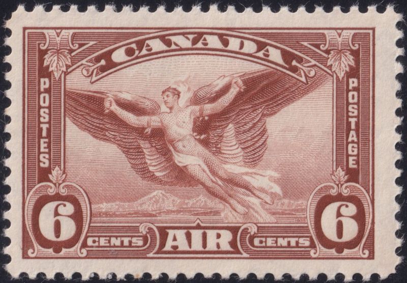 Canada 1935 6c Red-Brown Air