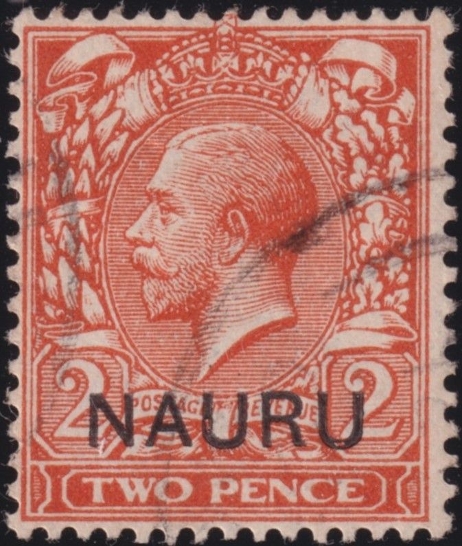 Nauru 1916 2d Orange Die I