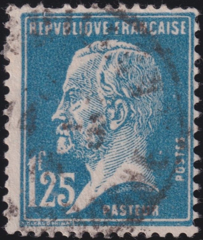 France 1923 1f.25 Blue Pasteur Spacefiller