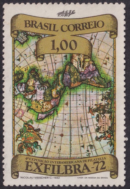 Brazil 1972 1cr EXFILBRA Stamp Exhibition