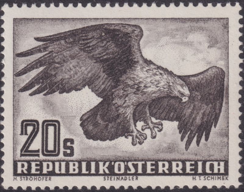 Austria 1950 20s Golden Eagle