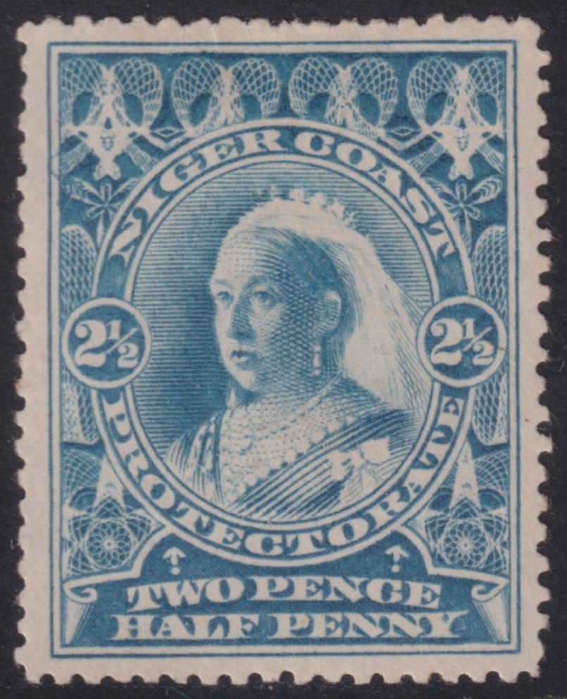 Niger Coast 1894 2½d Pale Blue