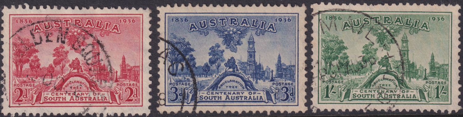 Australia 1936 Centenary of South Australia Set