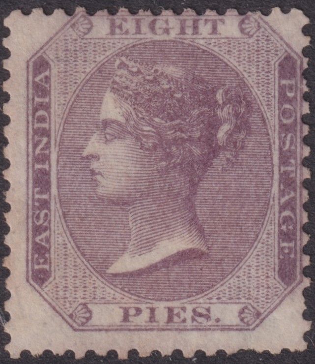 India 1860 8p Mauve