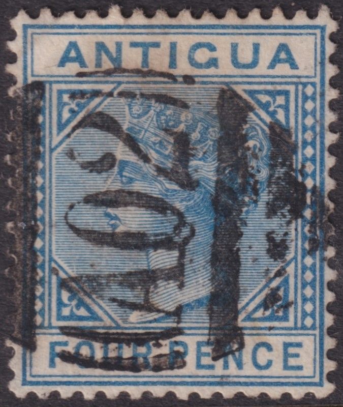 Antigua 1882 4d Blue
