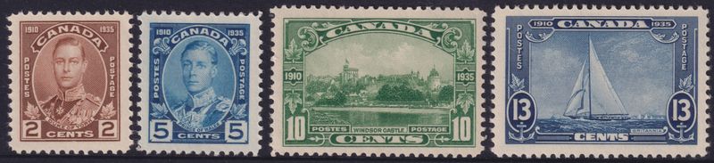 Canada 1935 Silver Jubilee Part Set