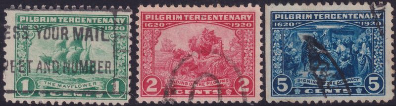 USA 1920 Pilgrim Tercentenary Set
