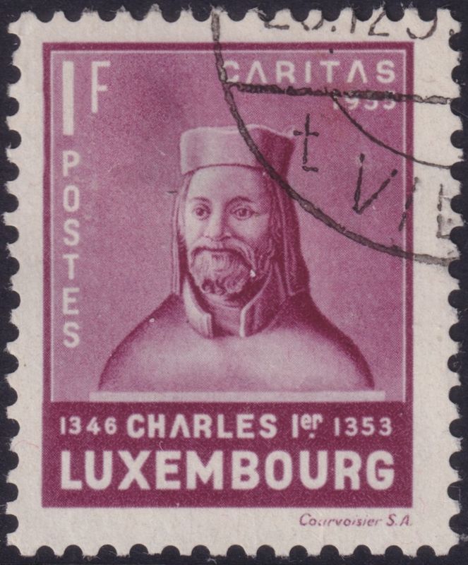Luxembourg 1935 1f+25c Child Welfare Charles I