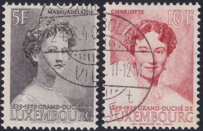 Luxembourg 1939 Centenary of Independence High Values