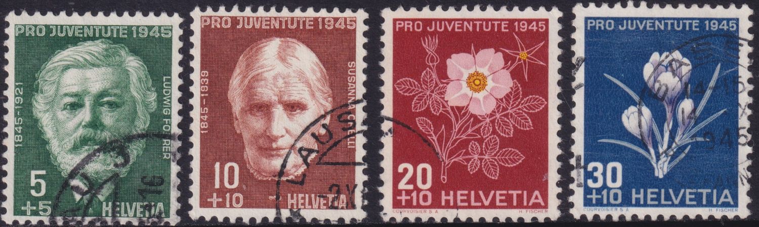 Switzerland 1945 Pro Juventute Set