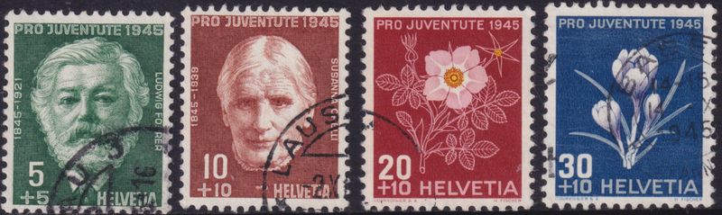 Switzerland 1945 Pro Juventute Set