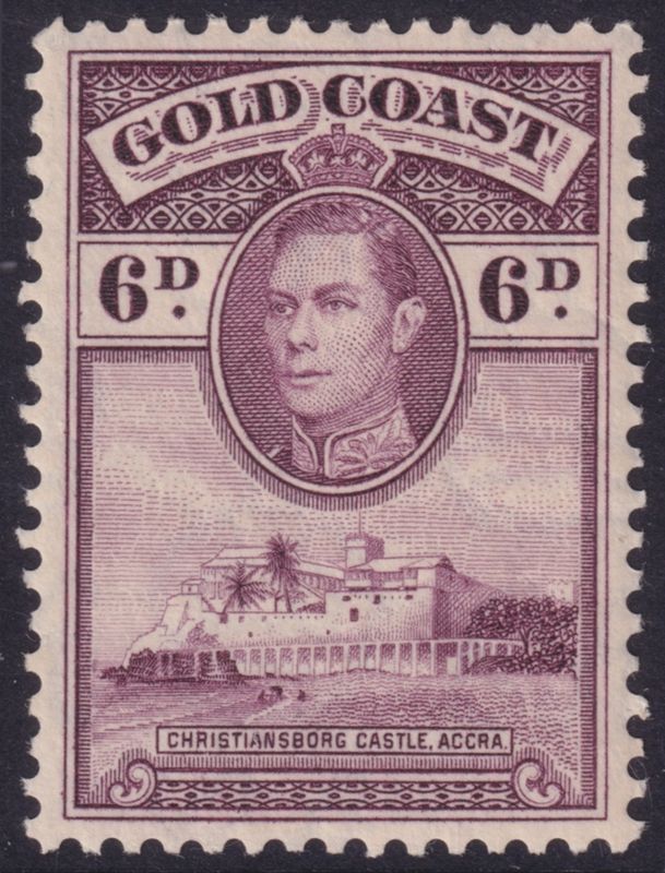 Gold Coast 1938 6d Purple Perf 12