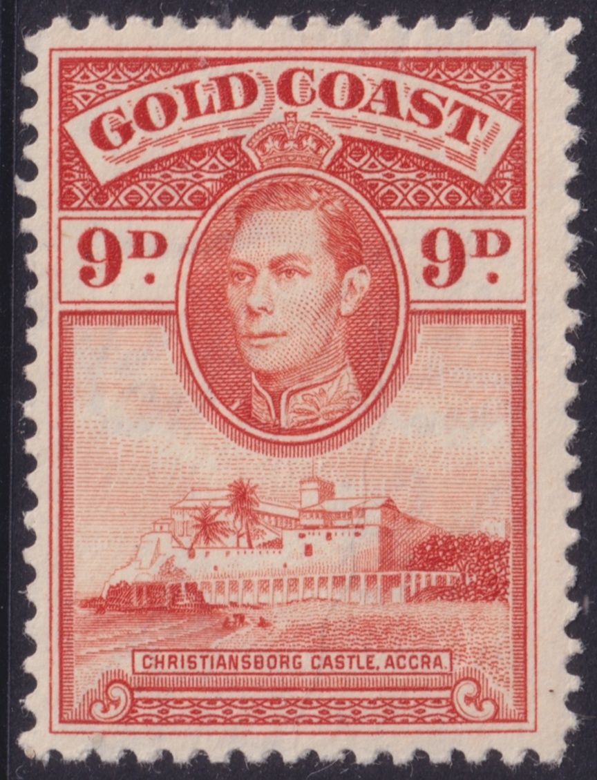 Gold Coast 1938 9d Orange Perf 12