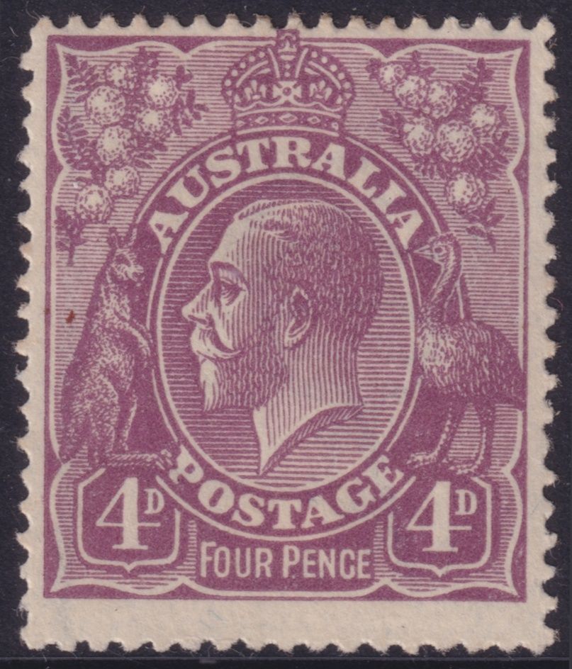 Australia 1921 4d Violet