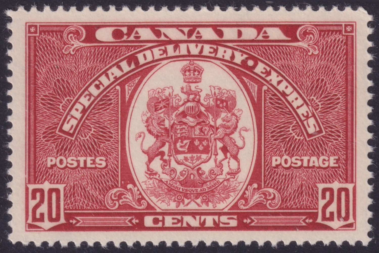 Canada 1938 20c Scarlet Special Delivery