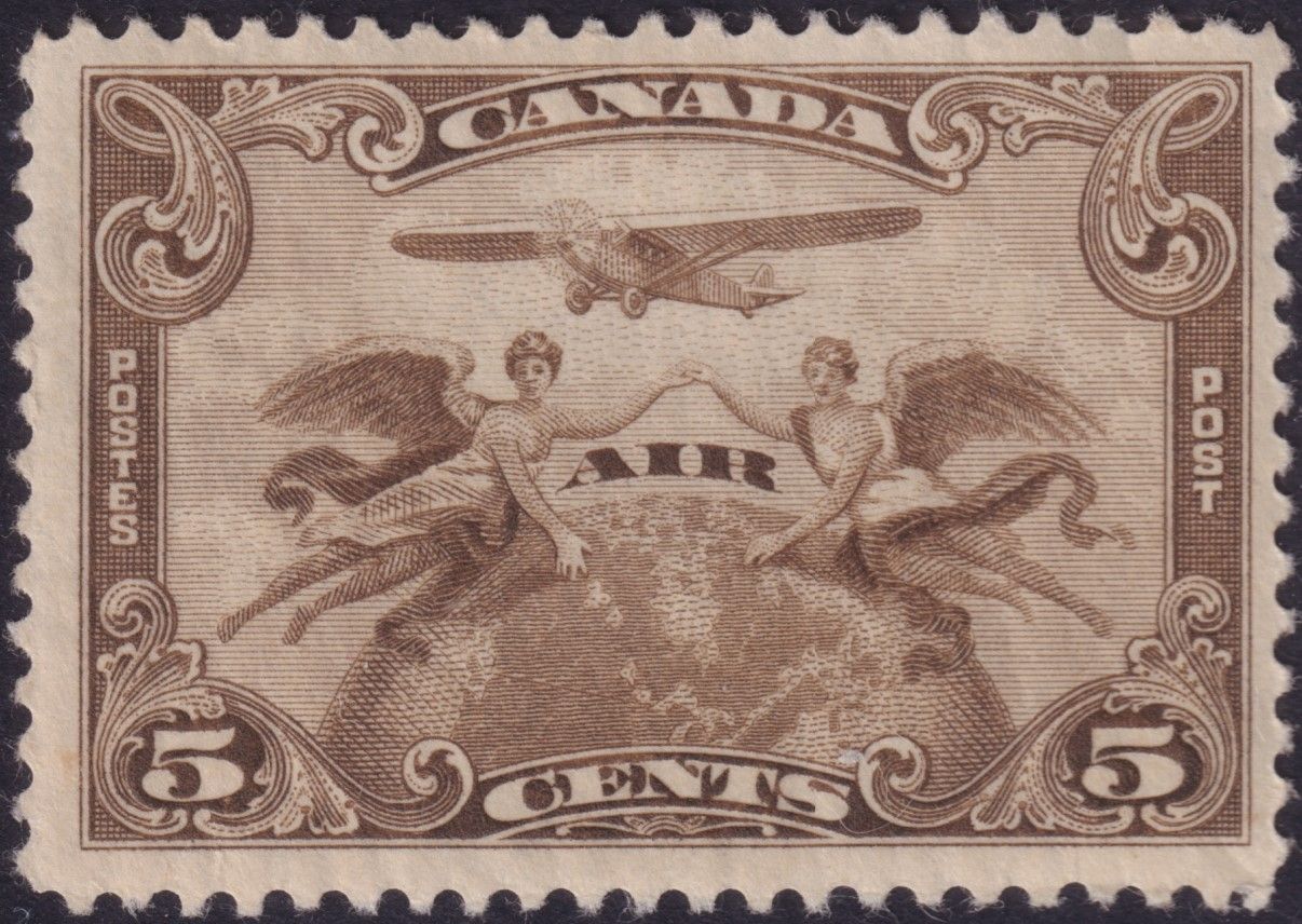 Canada 1928 5c Olive-Brown Airmail