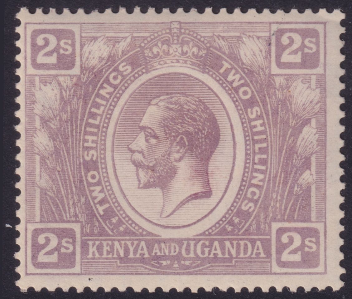 Kenya and Uganda 1922 2/- Dull Purple