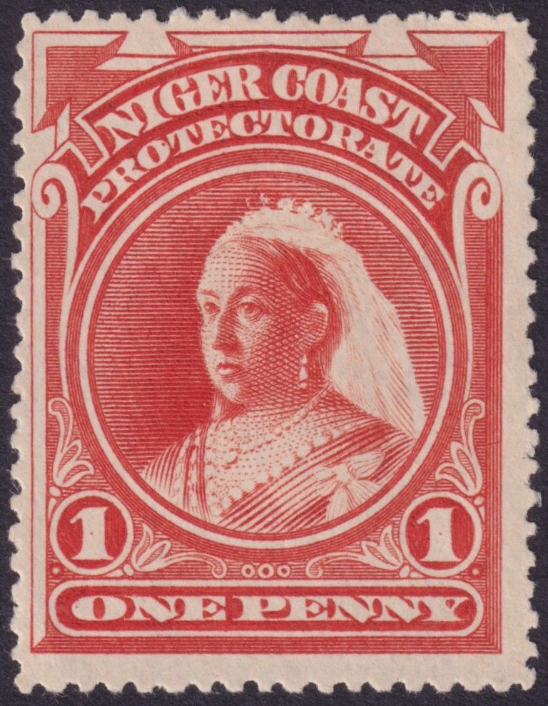 Niger Coast Protectorate 1894 1d Orange-Vermilion