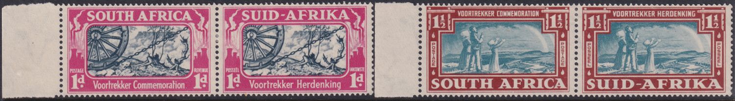 South Africa 1938 Voortrekker Commemoration Set