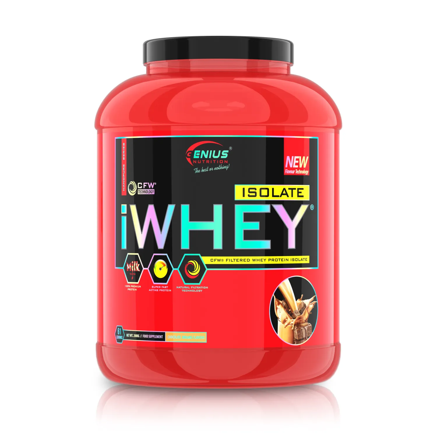 iWHEY® ISOLATE 2000g/61serv
