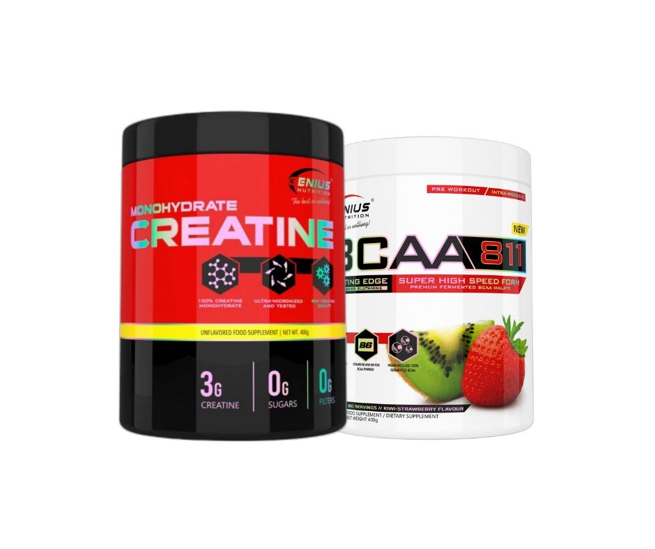 CREATINE MONOHYDRATE 400g/133 serv- BCAA-X5® 360g/30serv