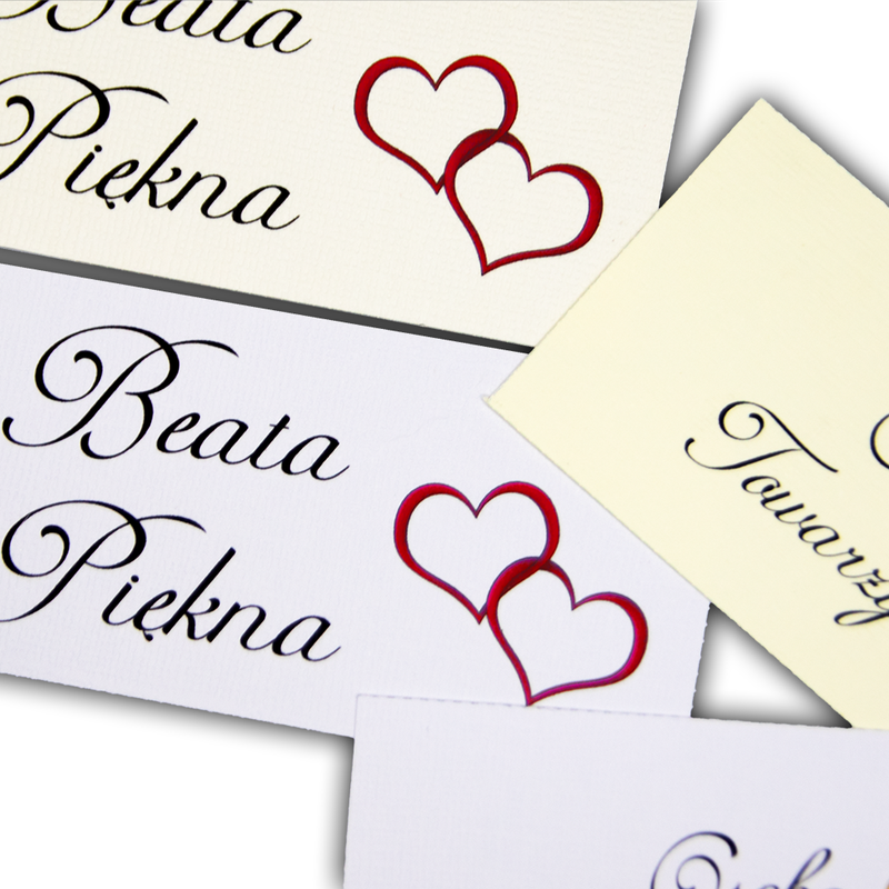 Winietki Personalizowane Proste