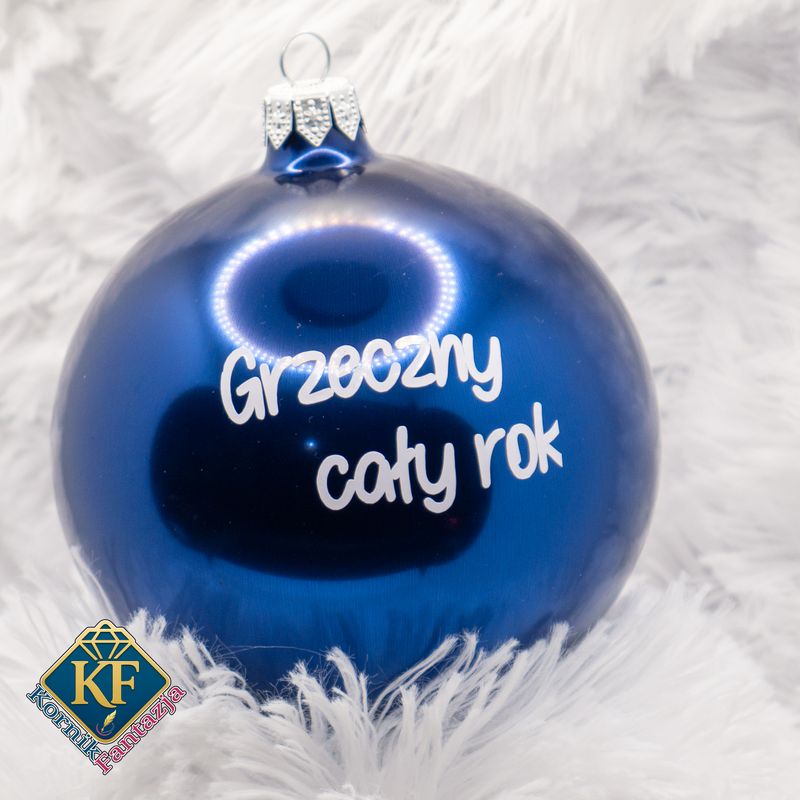 bombka szklana, granatowa bombka, granatowa matowa, bombka, święta, dekoracje, dekoracja, choinka