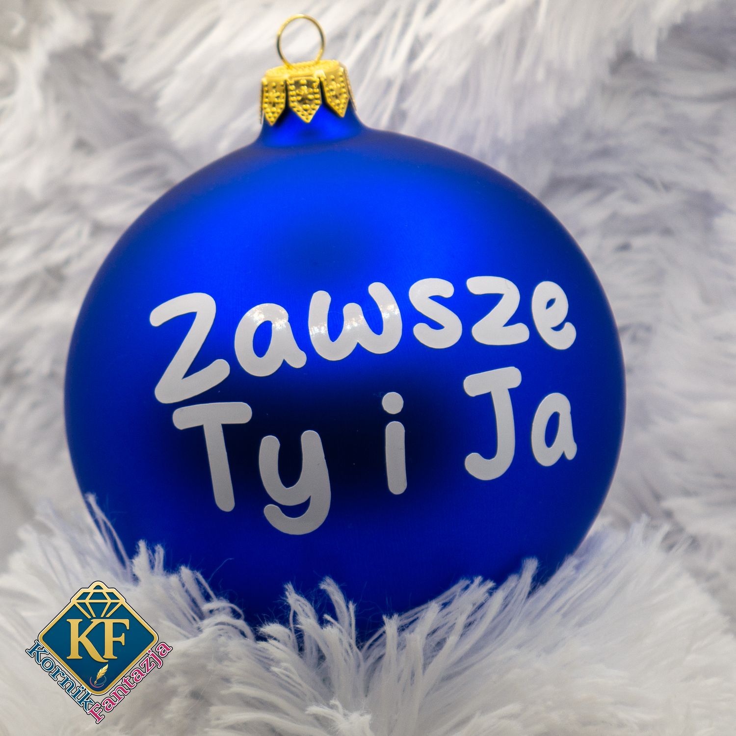 bombka szklana, niebieska bombka, niebieska matowa, bombka, święta, dekoracje, dekoracja, choinka