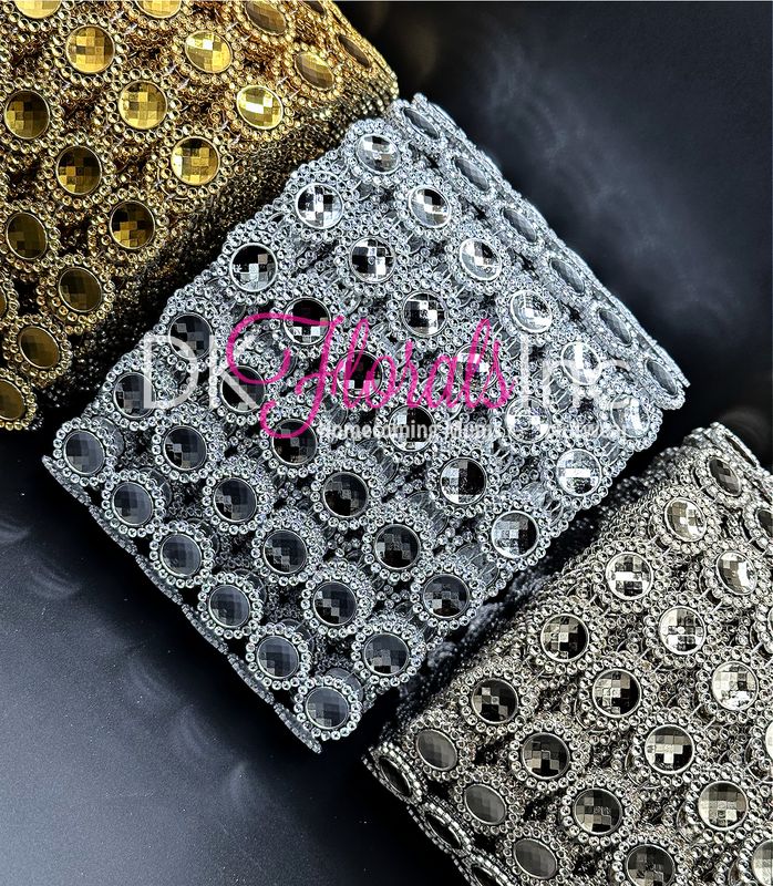 Standard Medium Floral Bling