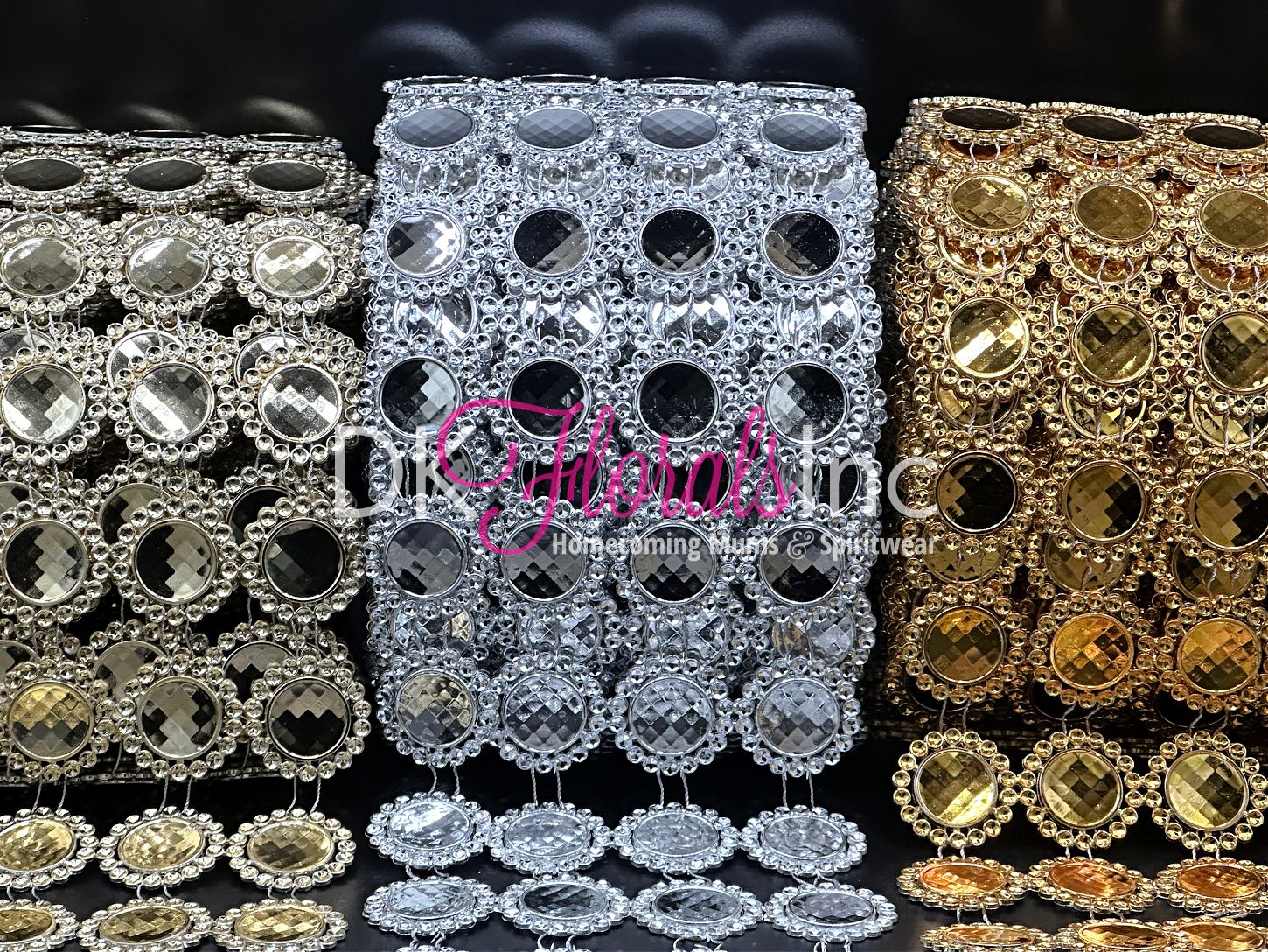 Standard Large Floral Bling