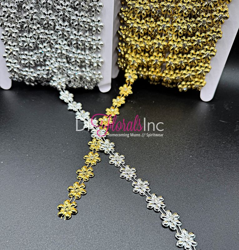 Daisy Rhinestone Bling w/ Real stone