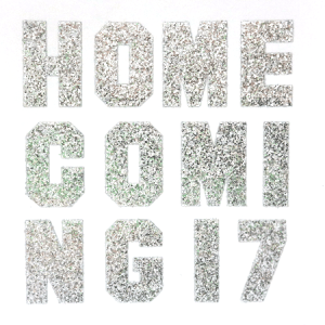 1″ Rhinestone & Glittered Adhesive Letters, Numbers and Homecoming Sticker  Sets – Mum Supplies.com