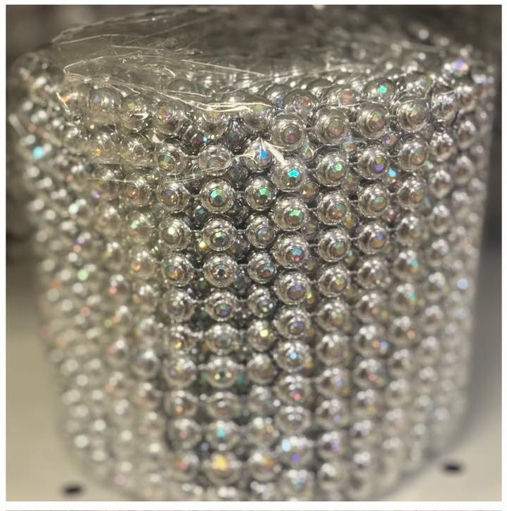 Diamond Stud Roll w/Real Stone - 5 yards