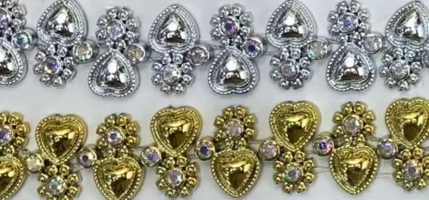 DBL Face Heart w/real Stone - Type 2