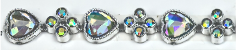 Elegant Heart w/Clear Stones