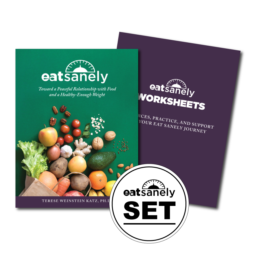 Eat Sanely Book & Worksheets (Paperback Set)