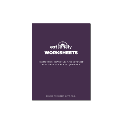 Eat Sanely Worksheets (Paperback)