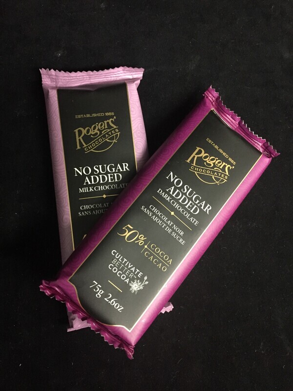 Roger's Sugarless Chocolate Bar