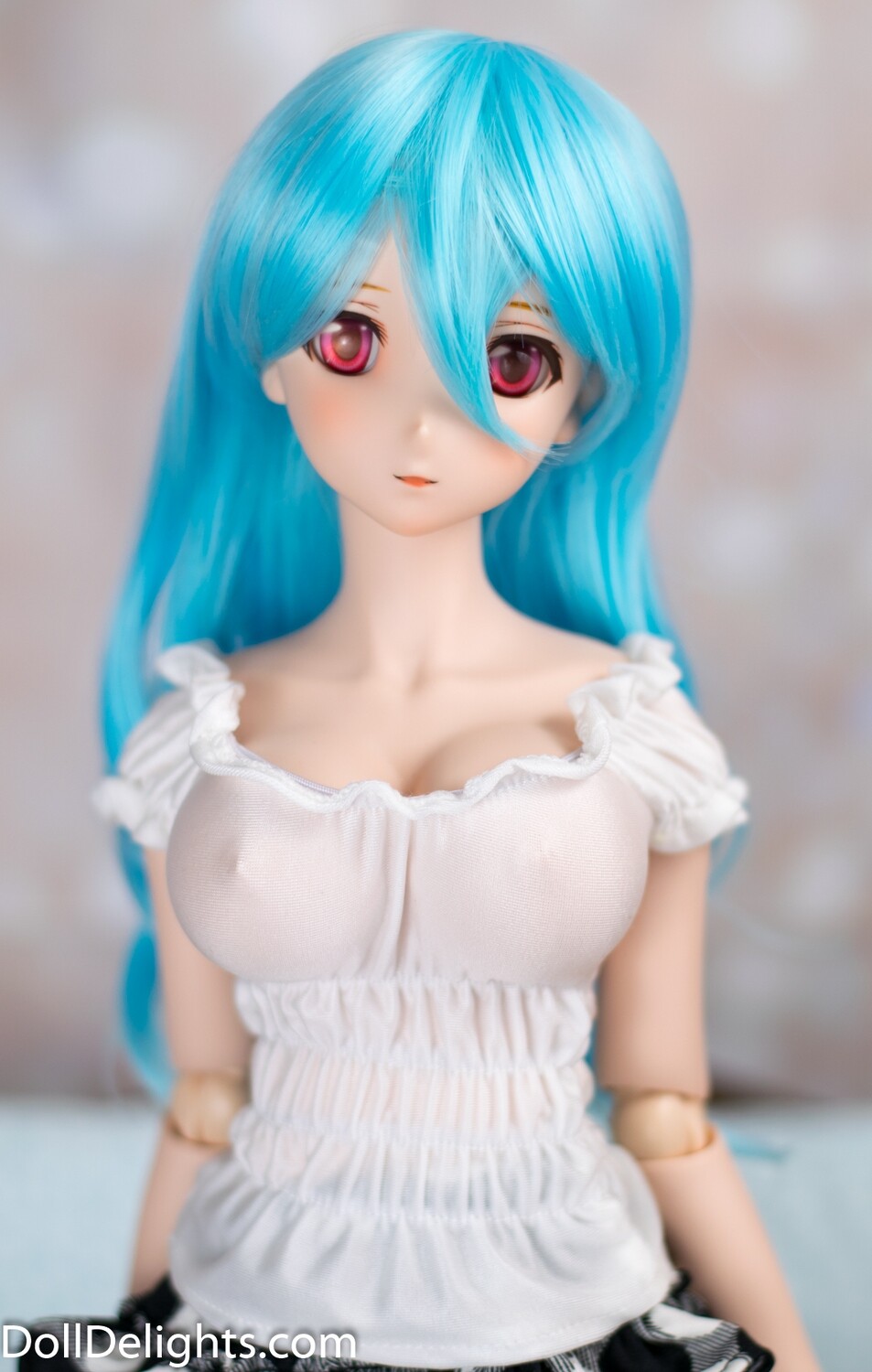 Shirred White Top