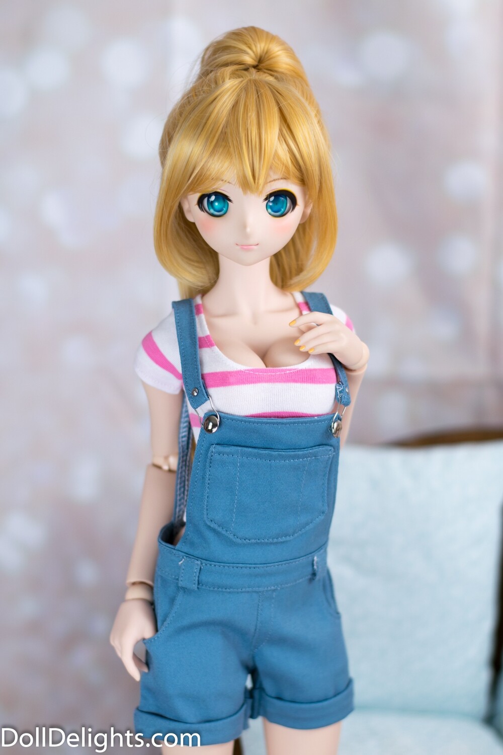 Blue Overall Shorts Blue Overall Shorts