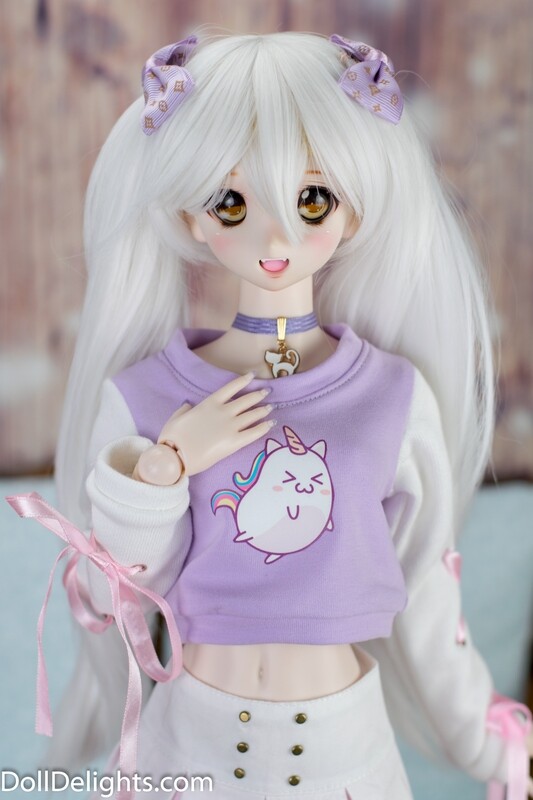Unicorn Ribbon Sleeve Top