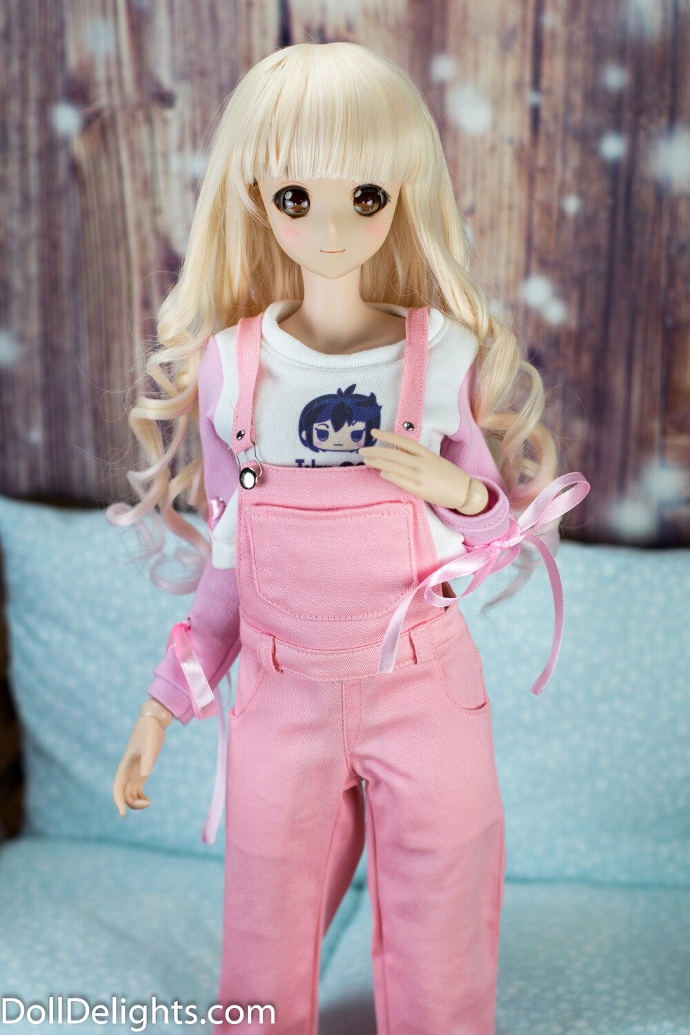 Pink Painter Overalls
