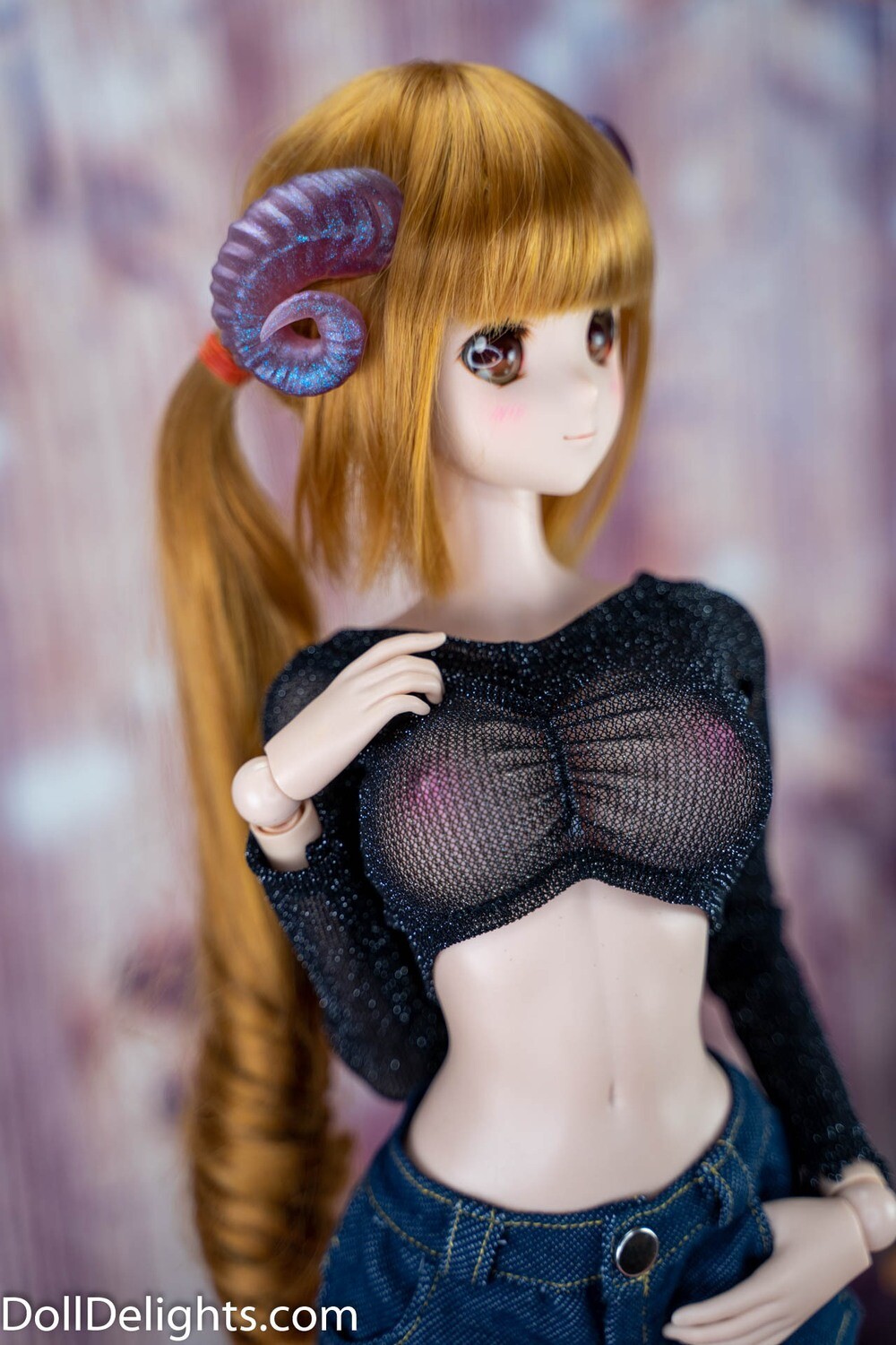 Gathered Crop Top - Black Shimmer Gathered Crop Top - Black Shimmer