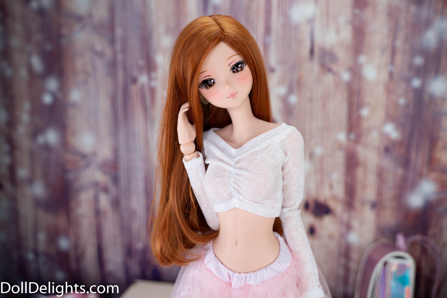 Gathered Crop Top - White Shimmer Gathered Crop Top - White Shimmer